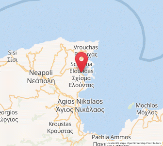 Map of Eloúnda, Crete