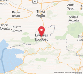 Map of Erythrés, Attica