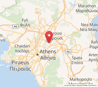 Map of Filothéi, Attica