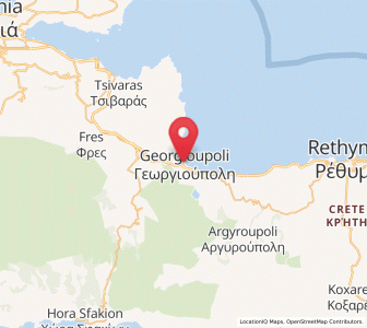 Map of Georgioupolis, Crete