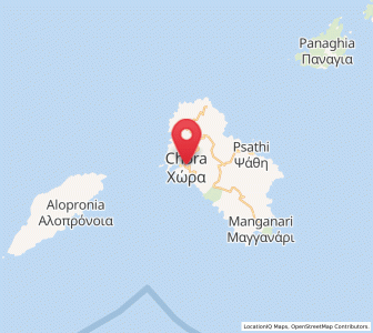 Map of Íos, South Aegean