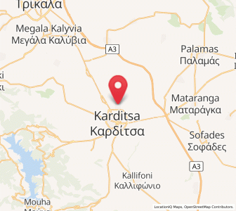 Map of Karditsomagoúla, Thessaly