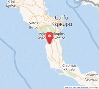 Map of Káto Garoúna, Ionian Islands