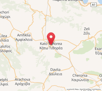 Map of Káto Tithoréa, Central Greece