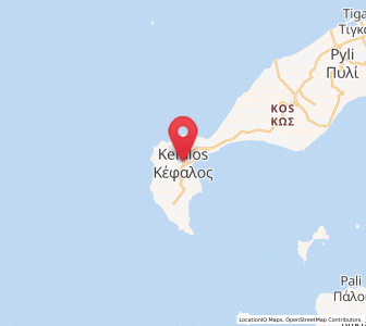 Map of Kéfalos, South Aegean