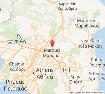 Map of Kifisiá, Attica