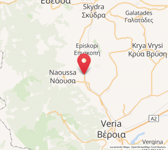 Map of Kopanós, Central Macedonia