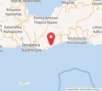 Map of Koutsounári, Crete
