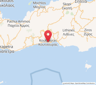 Map of Koutsourás, Crete