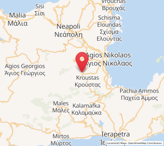 Map of Kritsá, Crete