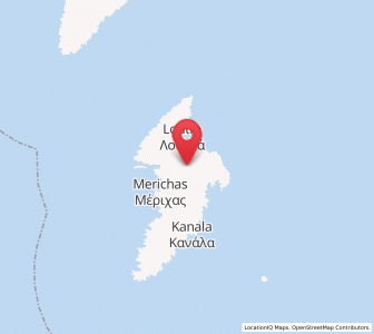 Map of Kýthnos, South Aegean