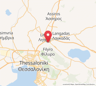 Map of Lagyná, Central Macedonia