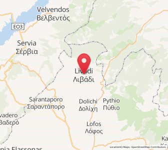 Map of Livádi, Thessaly