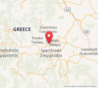 Map of Makrakómi, Central Greece