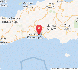 Map of Makry-Gialos, Crete