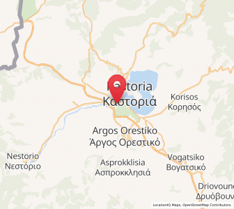 Map of Maniákoi, West Macedonia