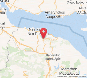 Map of Markópoulo Oropoú, Attica