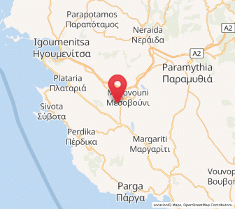 Map of Mazarakiá, Epirus