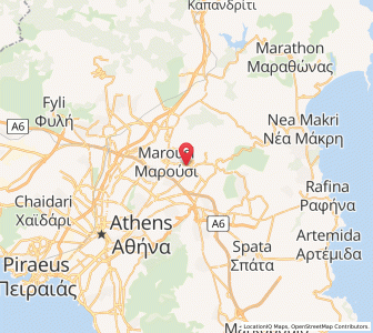 Map of Melíssia, Attica
