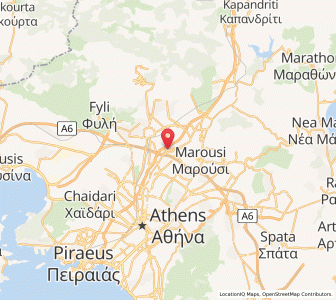 Map of Metamórfosi, Attica