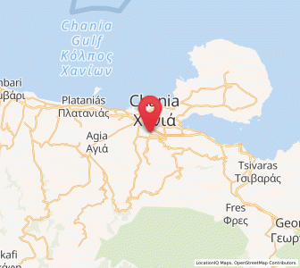 Map of Mourniés, Crete