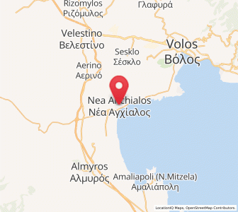 Map of Néa Anchiálos, Thessaly