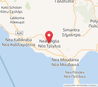 Map of Néa Tríglia, Central Macedonia