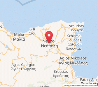 Map of Neápoli, Crete