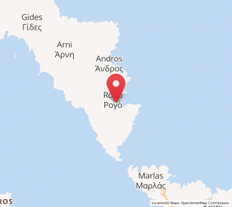 Map of Órmos Korthíou, South Aegean
