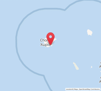 Map of Othonoí, Ionian Islands
