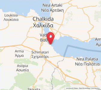 Map of Paralía Avlídhos, Central Greece