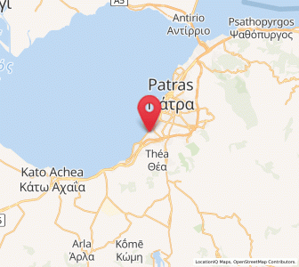 Map of Paralía, West Greece