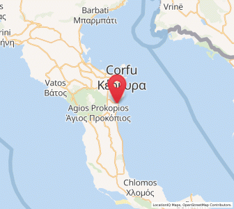 Map of Perama, Ionian Islands