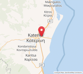 Map of Perístasi, Central Macedonia