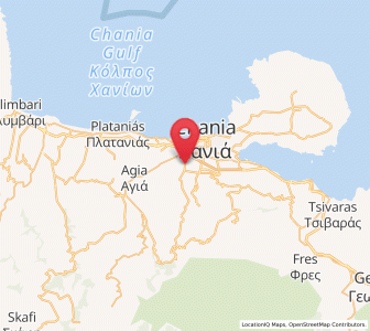 Map of Perivólia, Crete