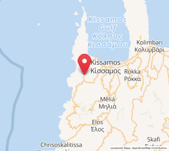 Map of Plátanos, Crete