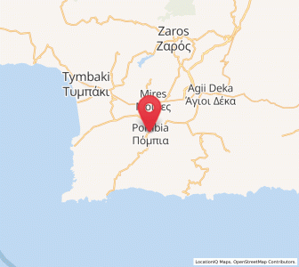 Map of Pómpia, Crete