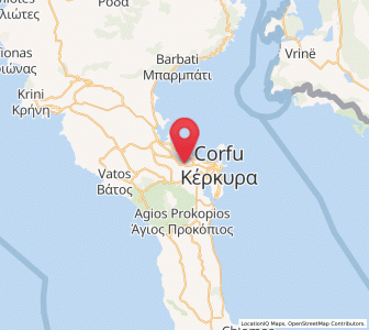 Map of Potamós, Ionian Islands