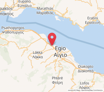 Map of Rododáfni, West Greece