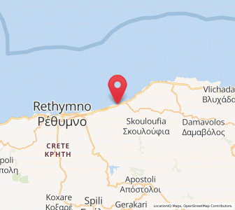 Map of Sfakáki, Crete
