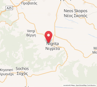 Map of Terpní, Central Macedonia