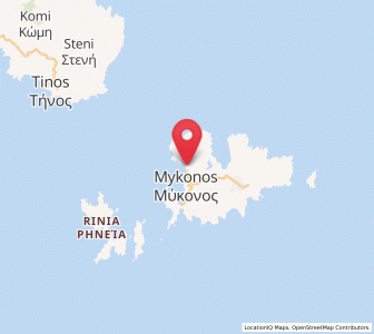 Map of Toúrlos, South Aegean