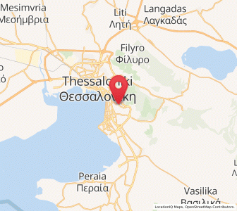 Map of Triandría, Central Macedonia