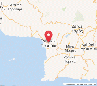 Map of Tympáki, Crete