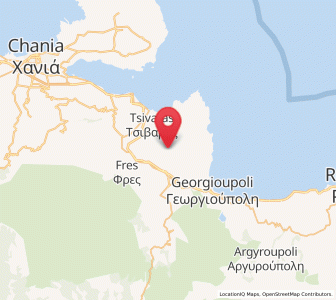 Map of Vámos, Crete