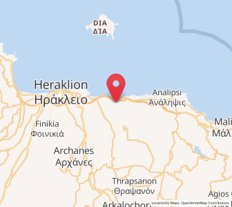 Map of Vatheianós Kámpos, Crete