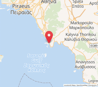 Map of Vouliagméni, Attica