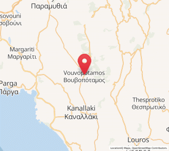 Map of Vouvopótamos, Epirus
