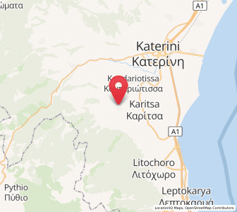 Map of Vrontoú, Central Macedonia