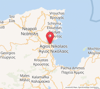 Map of Xirókambos, Crete